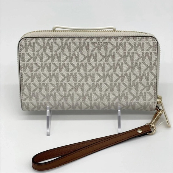 Michael Kors JST Flat MF Phone Case Wallet Leather - Picture 3 of 6